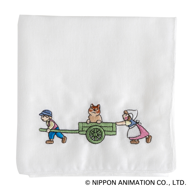 KY28-1211/ガーゼハンカチ/荷車