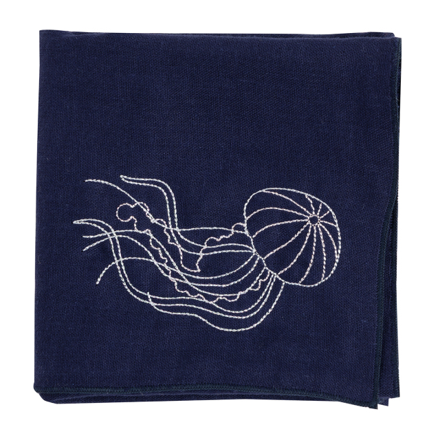 KY28-978/ガーゼハンカチ/あかくらげ