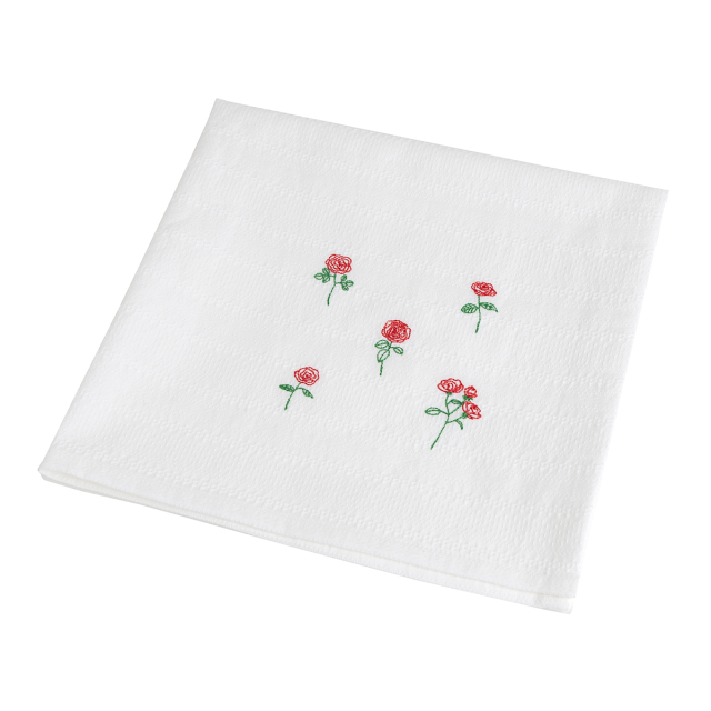 KY59-1097/ティータオル/薔薇