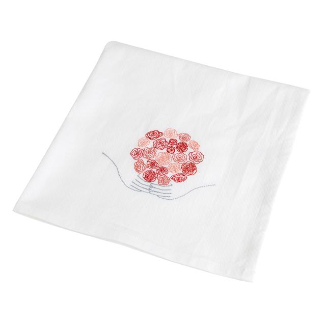 KY59-1099/ティータオル/ブーケ薔薇