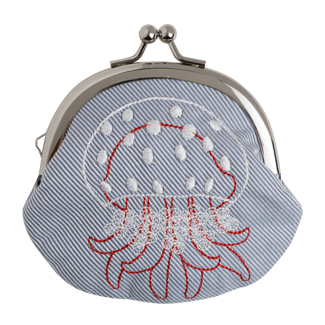 KY70-1213/ミニがま口/たこくらげ