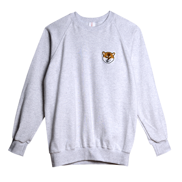 KY87-1214/トレーナー/ムキ柴(白)