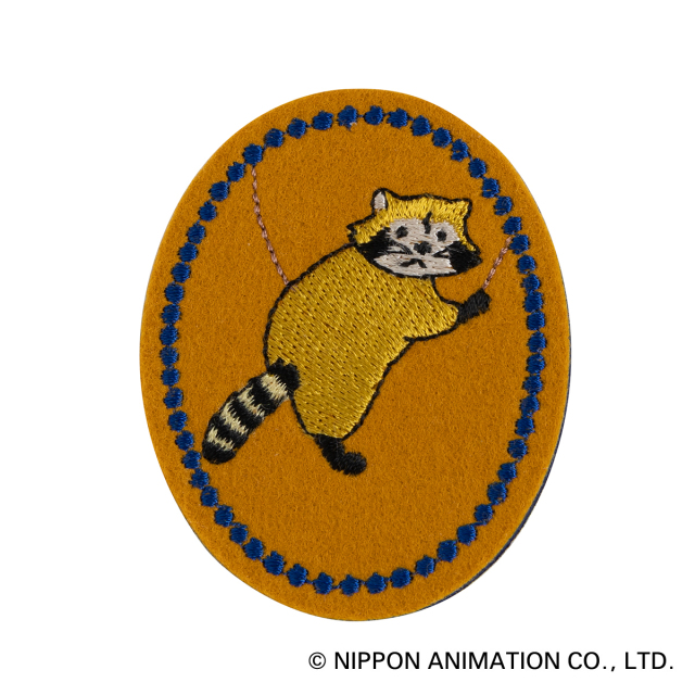 KY88-1198/ブローチ/巣穴に戻るラスカル