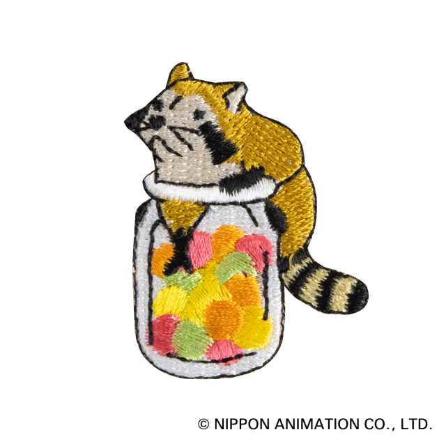 KYWS-1192/ワッペン/キャンディを掴むラスカル