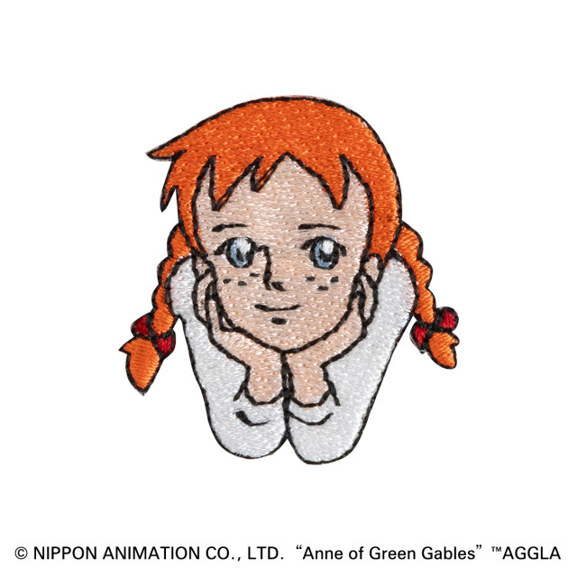 KYWS-1199/ワッペン/頬杖をつくアン